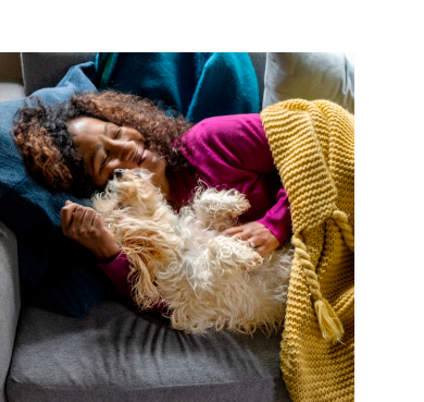 Rodič mazlíčka, který se tulí se psem